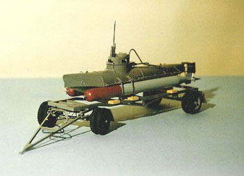 BIBER Boot der Kriegsmarine Modellbauplan Kleinst U